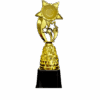 3 Star Gold Plastic trophy