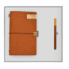 Embossed Logo Notebook Pen Set – Premium Leather Corporate Gift Canada