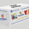 Custom Rectangle Fitted Table Cover (4’×2′) – Personalized Table Throw Canada | ZenVibe
