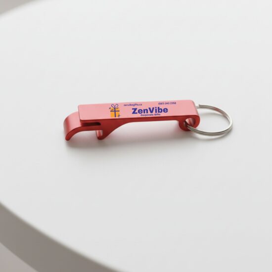 Aluminum Bottle & Can Opener with Custom Logo – Durable Promotional Tool