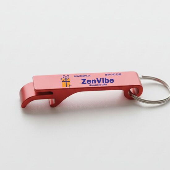 Custom Aluminum Bottle Opener Keychain | Promotional Logo Tool