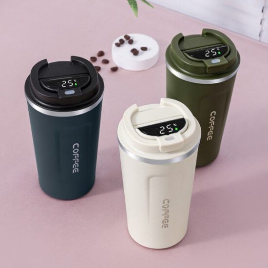 Exclusive Smart Thermo Bottle for Coffee: 510Ml Smart Thermo Bottle for Coffee LED Temperature Display
