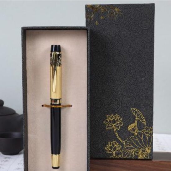 Elegant Metal Pen Gift Box – Premium Engraved Executive Corporate Gift