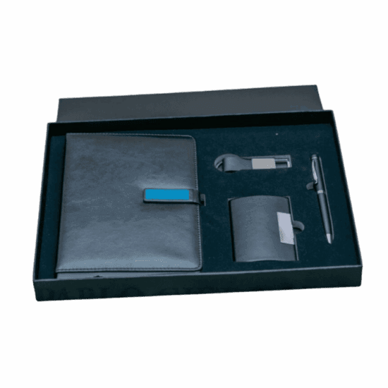 Executive Office Black Gift Set with Notebook Pen USB and Card Holder Corporate Gift Canada