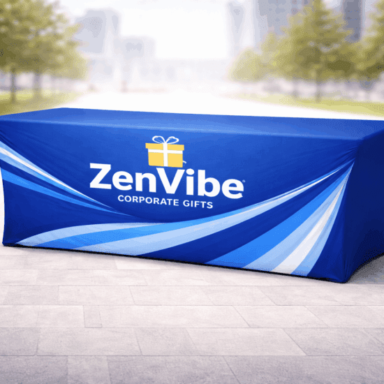 Custom Stretch Table Cover Closed Back Canada