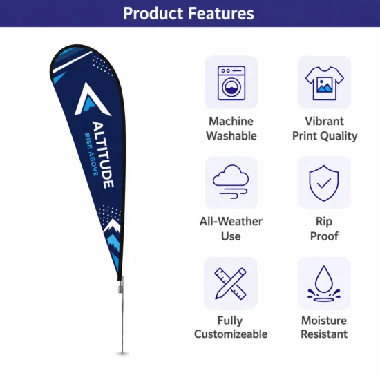 teardrop Fabric Features