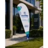 Custom Teardrop Flags Printing in Canada