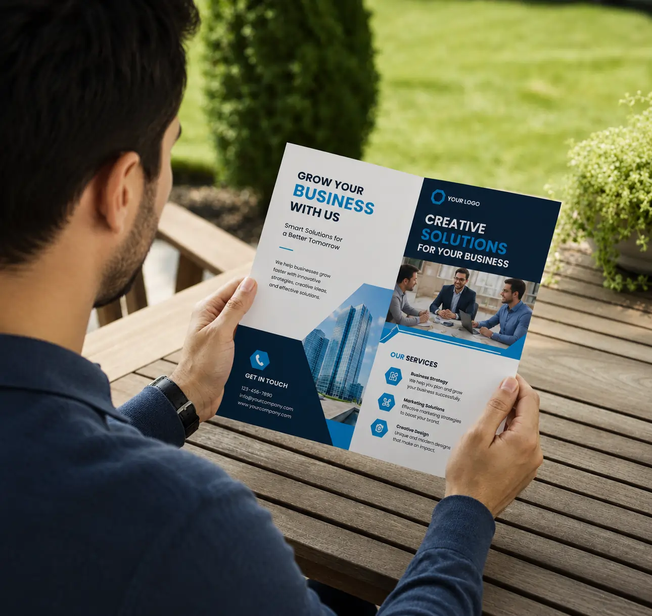 Premium Bi-Fold Brochures Canada