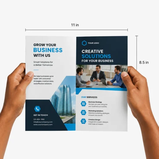 Premium Bi-Fold Brochures Canada