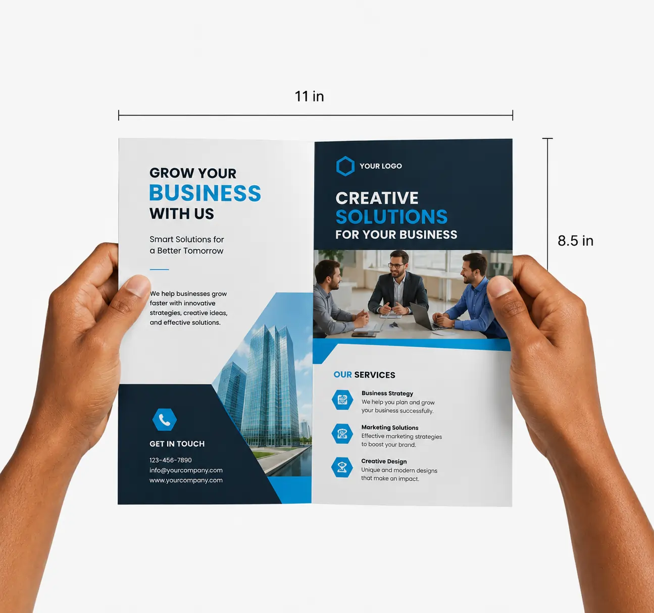 Premium Bi-Fold Brochures Canada