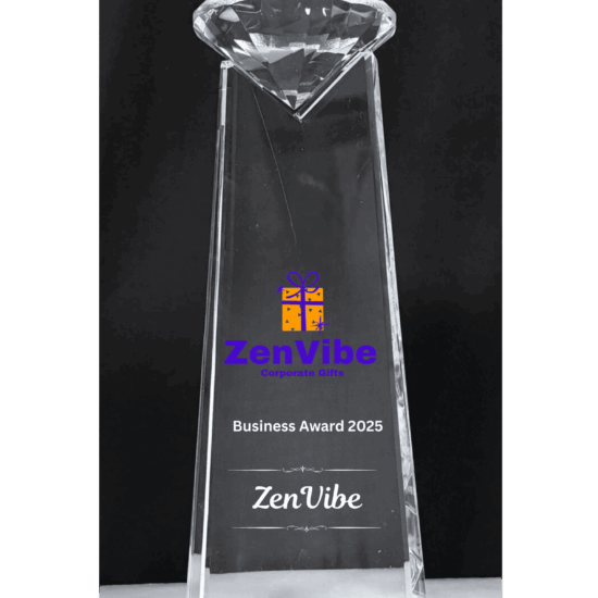 Custom Crystal Diamond Trophy