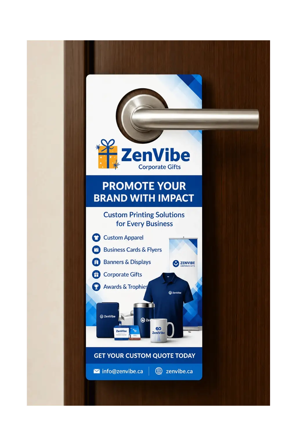 Custom Door Hangers Printing Canada