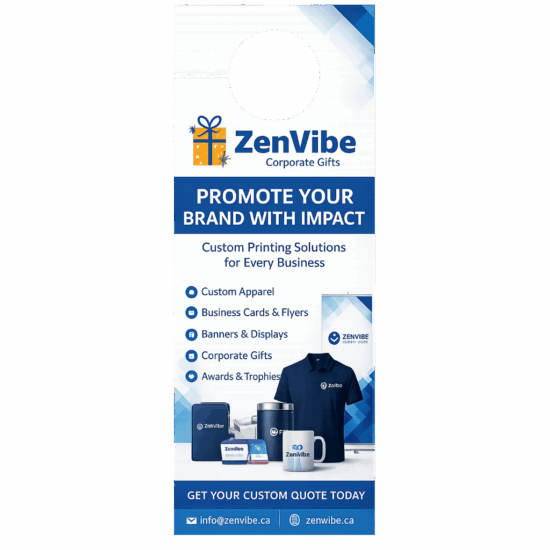 Custom Door Hangers Printing Canada