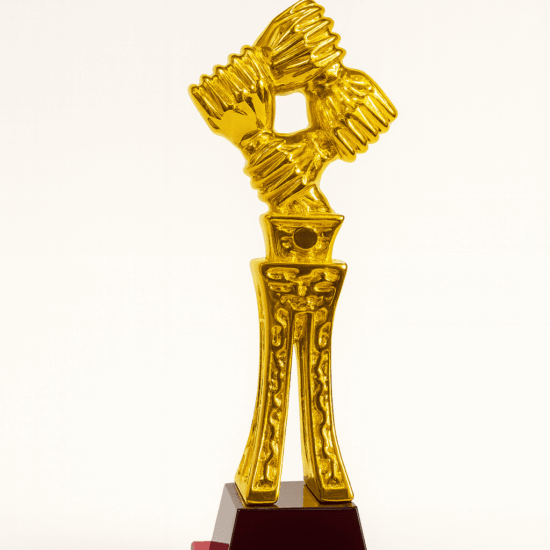 Golden Unity Hand Trophy