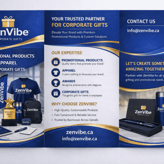 Tri-Fold Brochures Printing Canada