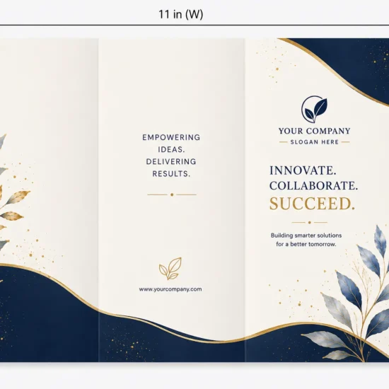 Tri-Fold Brochure Printing Canada
