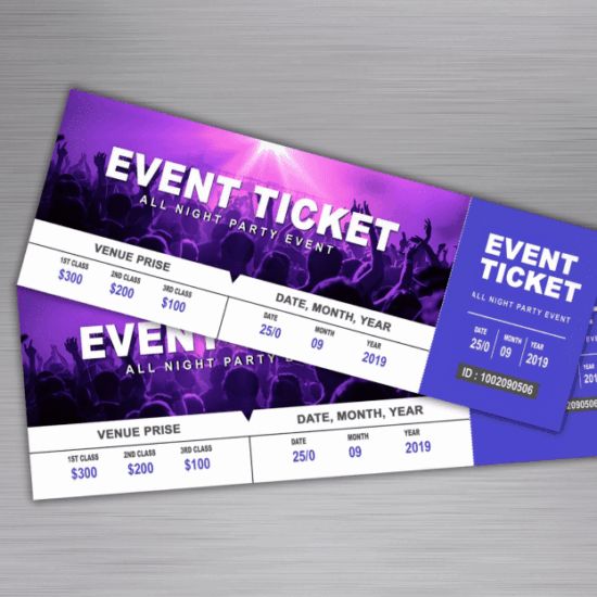 Custom Tickets | Event & VIP Ticket Printing Canada – ZenVibe