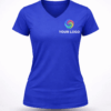 Women’s V-Neck T-Shirt with Custom Logo Canada