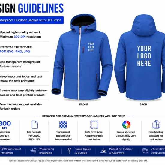 Design guideline for outdoor jacket