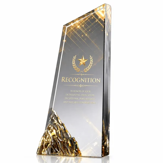 Premium Crystal Creative Engraved Award Canada – Custom Recognition Trophy