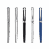 high end metal gel pen silver trim Canada