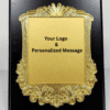 Premium Gold Finished Frame Wooden Plaque | Custom Awards in Canada