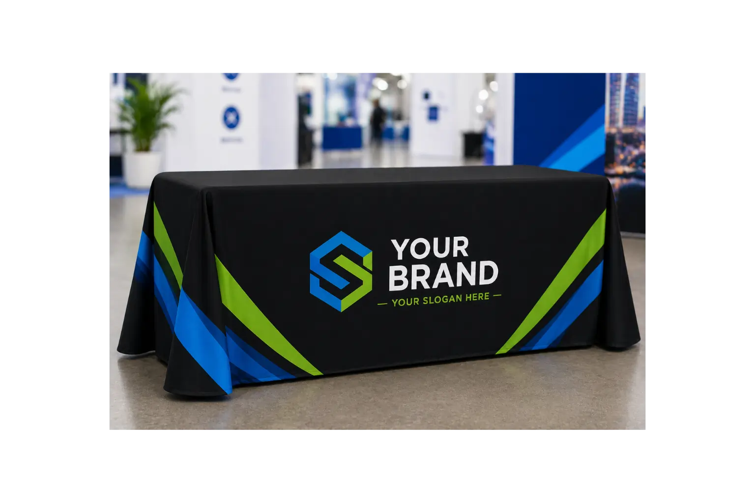 Custom Table Covers & Promotional printed table throws