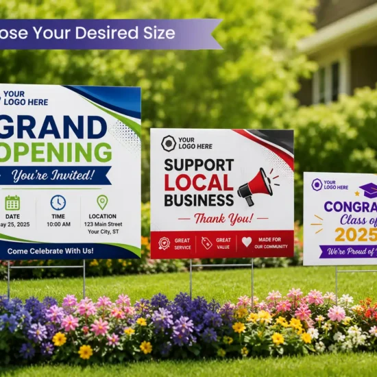 All Size Yard Sign