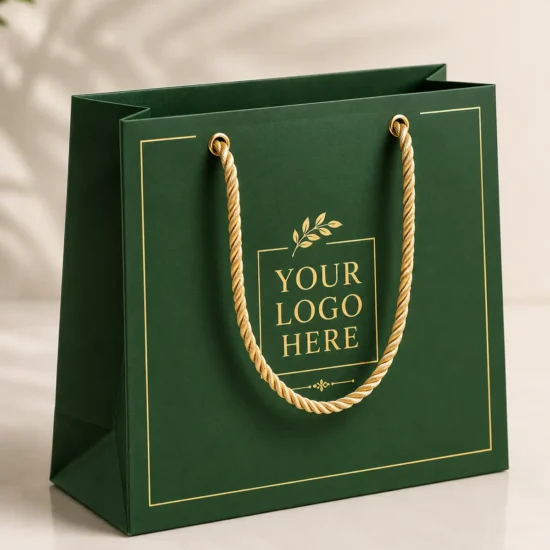 Personalized Foil Stamped Paper Bags
