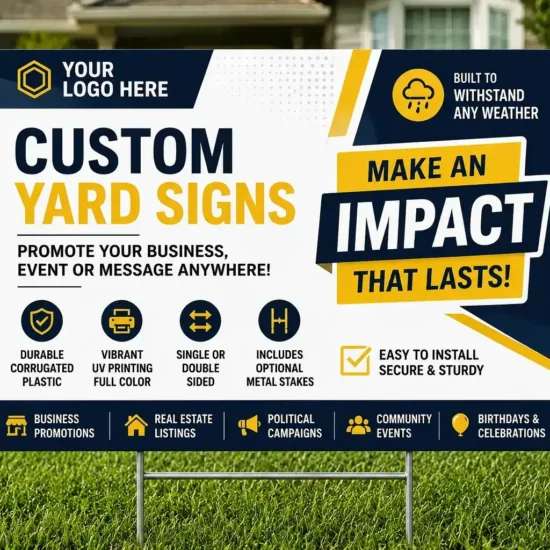 Rectangle Yard Signs