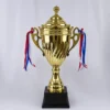 Gold Plated Metal Grand Trophy Cup