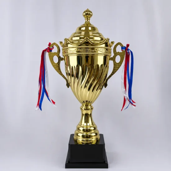 Gold Plated Metal Grand Trophy Cup