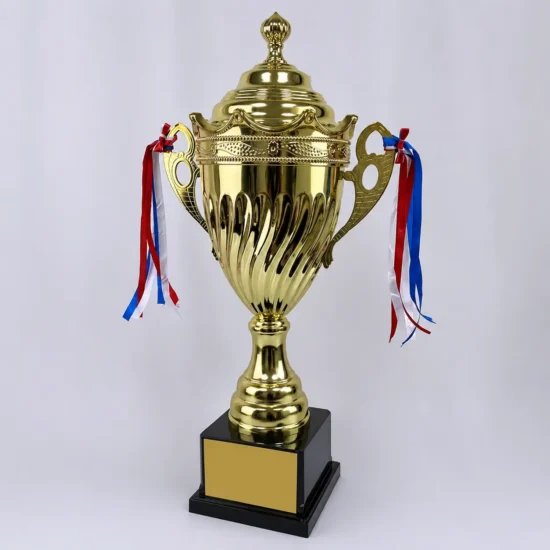 Gold Plated Metal Grand Trophy Cup