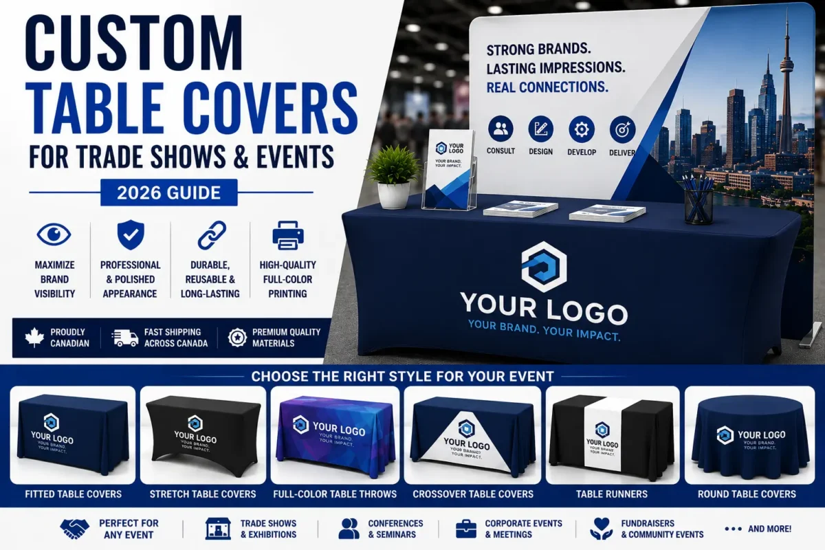 Custom Table Covers for Trade Shows