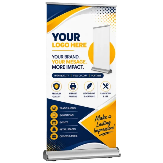 Deluxe Wide Base Roll Up Banner